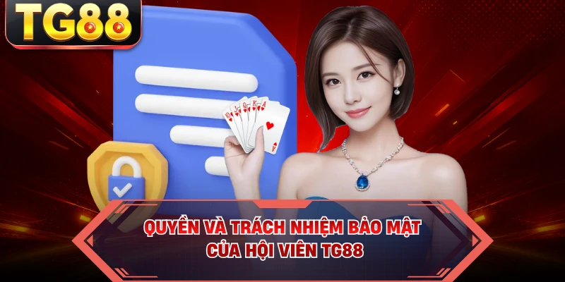 Quyền và trách nhiệm bảo mật của hội viên TG88