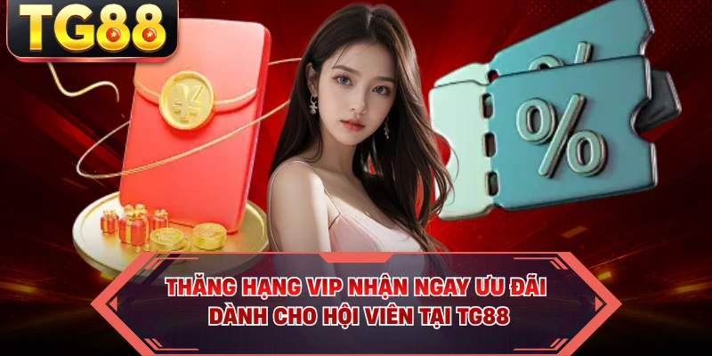 Thăng hạng VIP nhận ngay ưu đãi dành cho hội viên tại TG88